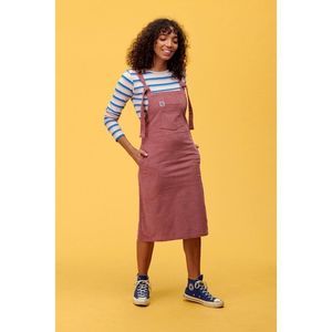 Ash Pink Classic Dungaree Dress